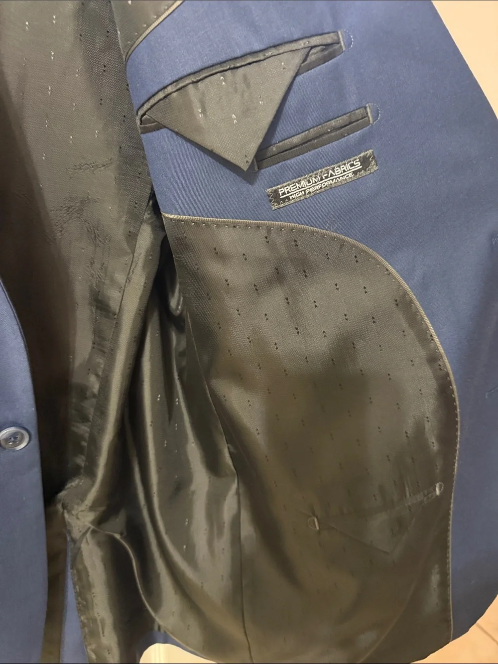LINEAGE Men's Navy Blue Single-Breasted Blazer 48L NWOT